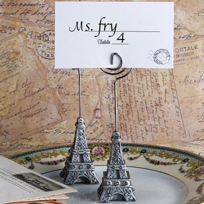 Marturii nunta-Suport Card Turn Eiffel